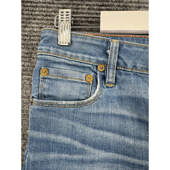 Raleigh Denim Jeans Womens 27 Blue Straight Leg Light Wash Mid Rise 5 Pocket - Picture 5 of 16